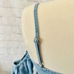 Boutique Denim Crop Top Photo 10