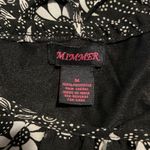 Mimmer Black & White Floral Maxi Dress With Spaghetti Straps Q31* Size M Photo 2