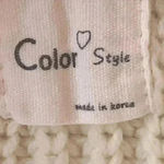 Color Style Loose Knit Dress V Long Sleeve Simple Casual Dresses Size Large. Photo 10