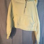 Lululemon yellow /green Xs small half zip scuba Photo 0