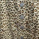 Skylar + Madison Cheetah Mini Dress Size Medium Jumper Buttons Leopard Photo 2