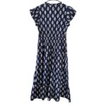 J.Crew Factory Women’s Navy Leaf Printed V Photo 2