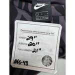 Nike Women's Sports Icon Clash Animal Print Crewneck Sweatshirt LARGE PURPLE-BLK Photo 11