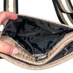 Think Royln Small Tan Nylon Quilted Bum Bag Crossbody Purse Bag Photo 7