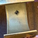 Vintage Etched‎ Brass Cuff Bracelet India 1” Wide Adjustable Photo 2