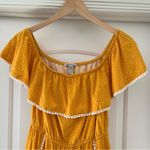 Charlotte Russe Mustard Yellow Polka Dot Romper Medium Photo 4