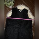 Terra & Sky  Black sherpa sleeveless sweater vest sz 1X Photo 7