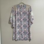 BCBGMAXAZRIA Susannah Printed Kaftan Dress with Lace Size Small Photo 7