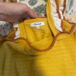 Madewell  Crochet Knit Mustard Sweater Tank Photo 3