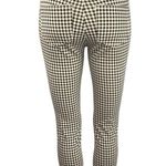 Uniqlo Black White Gingham Check Mid Rise Skinny Stretch Pockets Ankle Pants S Photo 2
