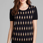 Marc by Marc Jacobs NWT Marc Jacobs Diamond Print Silk Sweater Photo 0