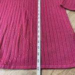 Casual Corner Burgundy Red Ribbed Knit Sweater Dress Tunic ~ Women’s Size M Size M Photo 7