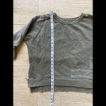 Zadig & Voltaire Zadig Voltaire athina patch OV Patchwork Sweatshirt Zip Size XS Boxy‎ Fit Green Photo 3