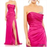 Mac Duggal STRAPLESS EMBELLISHED SWEETHEART NECKLINE SATIN GOWN Pink 6 Photo 1