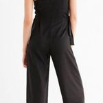 Urban Outfitters UO Side-Tie Culotte Black Wide Leg Jumpsuit 607 Photo 8