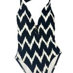 La Blanca Night Waves One Piece Halter Swimsuit Size 6 Photo 2