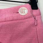 Perry Ellis  Bubblegum Pink Linen Pencil Knee Length Skirt Size 6 Photo 2