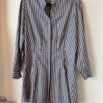 ANINE BING Cotton Poplin Ophelia Striped Button Up Shirt Dress Size M NWOT Photo 2