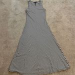 Ralph Lauren Lauren  Navy Blue & White Stripe Sleeveless Maxi Dress Photo 6