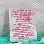 Xhilaration Green Tropical Floral Padded String Hook Bikini Top Swimwear Medium Photo 7