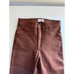 Pistola $198  Lennon Coated Crop - Saddle Brown 27, 22” inseam Photo 9