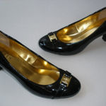 Ralph Lauren LAUREN  WOMEN'S PUMPS PATENT BLACK LEATHER SIZE US 9m Photo 0
