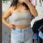PacSun Gray Ribbed Top Photo 0
