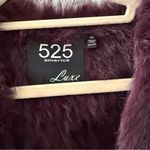 525 America Luxe Deep Purple Fur Vest Size XS Photo 1