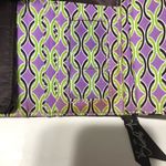 Vera Bradley  wallet retired print ‎ purple punch trifold wallet Photo 5