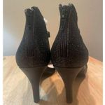 Bella Vita  Women's Everly Heeled Black Glitter Sandal, S99 Photo 2