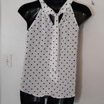 7th Avenue NY&Co polka dot tank top Black Size L Photo 2