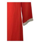 MM Couture  by Miss Me Burnt Orange Shift Dress Small Rhinestone Cuff Glam Photo 5