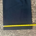 Black Halo Women’s Size 2 Black Thick Waist Band Wide Leg Trousers Pants Photo 6