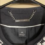 White House | Black Market Women’s Houndstooth Black White 7/8 Sleeve Blazer Photo 7