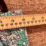 Belle By Kim Gravel Womens Capri Pants Size 1XP Boho Paisley Floral Drawstring Green Photo 7