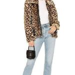 BLANK NYC Faux Fur Leopard Leopard Biker Jacket Size M Photo 4