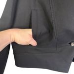 Helmut Lang Black & White Semi Cropped Structured Blazer Linen Blend 4 Designer Photo 10