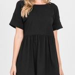 Women’s Black Elbow Sleeve Peplum Top 2XL Size 2X Photo 1