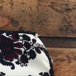 See You Monday Printed Bohemian Top with Fringe | Size S Photo 6