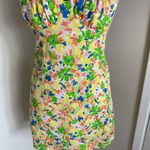 24. Sky to Moon Yellow Green Spaghetti Strap Mini Sundress for a Night Out SZ M Size M Photo 4