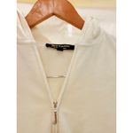 Juicy Couture Vintage White Babydoll Hooded J Zipper Cardigan Small Photo 2