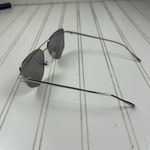 Unisex Silver Mirrored Sunglasses ā Thin Metal Frame Aviator Style Shades Photo 2