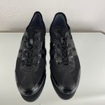 DKNY Y2K Black Patent Leather Raina Sport Low Wedge Heel Causal Lace Up Sneakers Photo 6