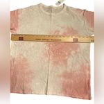 American Eagle Women's Oversized pink white Tie-Dye T-Shirt Size S NWT Photo 3