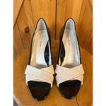 Taryn Rose  Peep Toe Black Patent Leather High Heel Women's Shoes EU 38 US 7.5-8 Photo 1