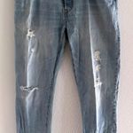 Levis 501 Jeans Womens 33x34 Blue Straight Button Fly Mid Rise Light Wash Denim Size 33 Photo 0