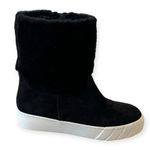 Aquatalia Nelle Genuine Suede Shearling Fur Boots Black Size 9 NEW WITH TAGS Photo 8