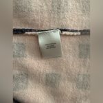 Christopher & Banks Women's Sweater Pink/ Grey Checkerboard Button Down Sz L Photo 5