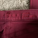 7 For All Mankind 7FAM Gwenevere ankle size 28 maroon denim jeans Photo 1