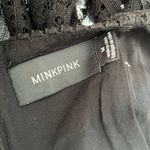 MINKPINK Lace Overlay Cropped Leg Jumpsuit - Size M Photo 8